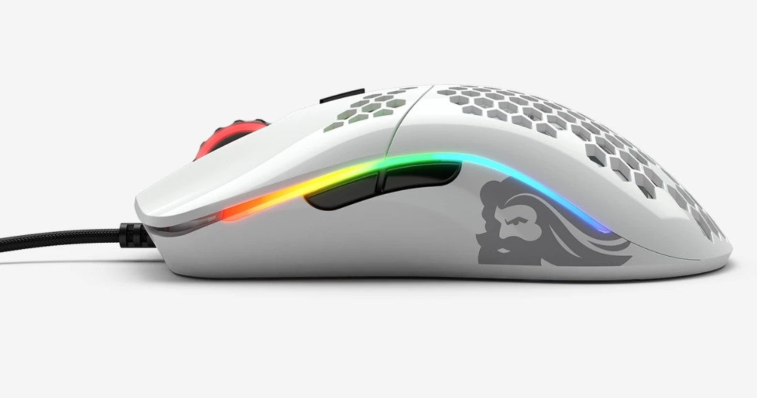 Glorious Gaming Mouse Model O Minus USB GOM-WHITE - Matte White Glorious Gaming Mouse Model O Minus USB GOM-WHITE - Matte White